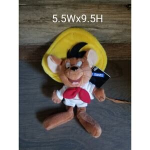Warner Bros. Store Speedy Gonzalez Looney Tunes Bean Bag Plush Vtg 1998